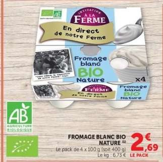FROMAGE BLANC BIO NATURE