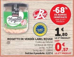 MOGETTE DE VENDEE LABEL ROUGE