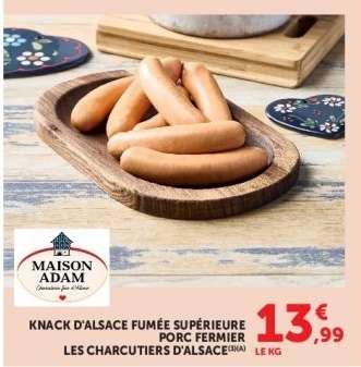 Knack d'Alsace fumée supérieure