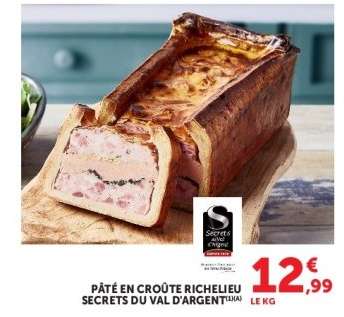 PÂTÉ EN CROÛTE RICHELIEU SECRETS DU VAL D'ARGENT