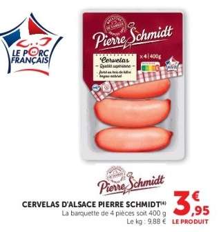 CERVELAS D'ALSACE PIERRE SCHMIDT