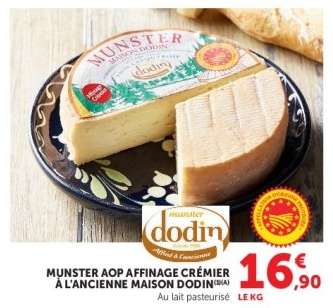 MUNSTER AOP AFFINAGE CRÉMIER A L'ANCIENNE MAISON DODIN