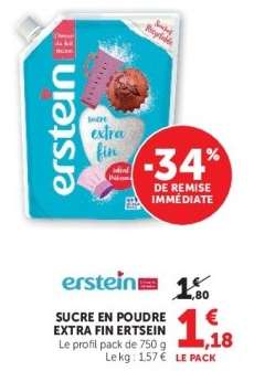 SUCRE EN POUDRE EXTRA FIN “ERSTEIN”