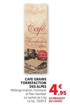 CAFE GRAINS TORREFACTION DES ALPES