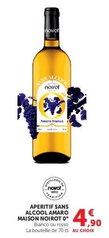APERITIF SANS ALCOOL AMARO MAISON NOIROT 0°