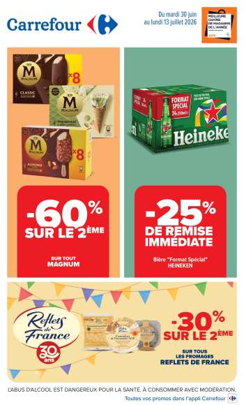 Catalogue Carrefour Hypermarchés - 30/06/2026 - 13/07/2026.