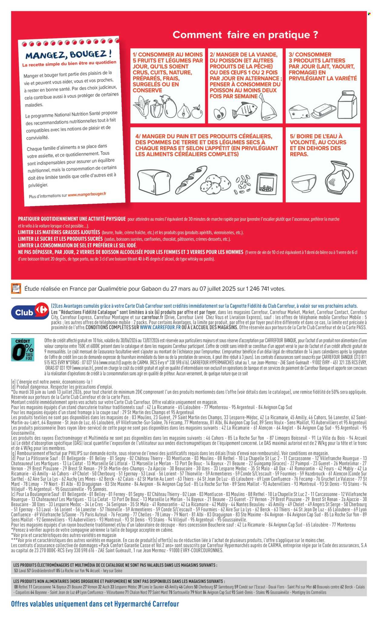 Catalogue Carrefour Hypermarchés - 30/06/2026 - 13/07/2026. Page 84