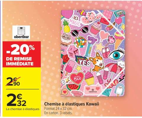 Chemise à élastiques Kawaii