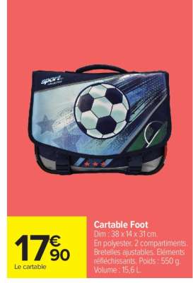 Cartable Foot