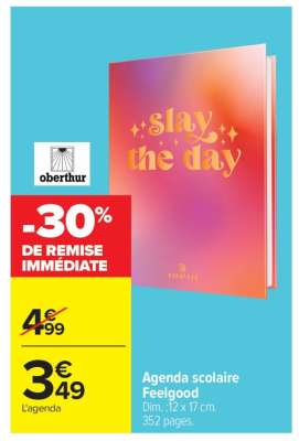Agenda scolaire Feelgood