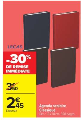Agenda scolaire Classique