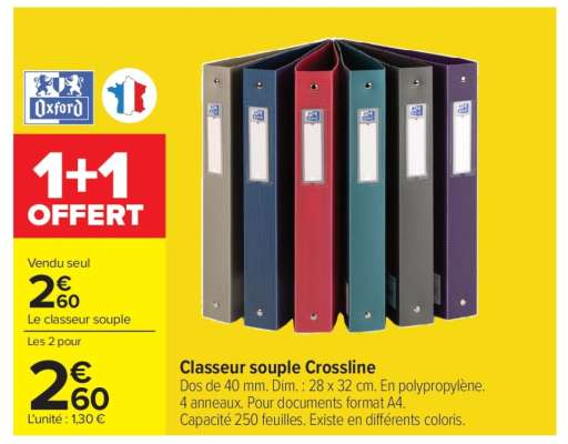 Classeur souple Crossline
