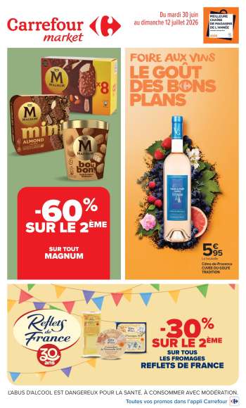 Catalogue Carrefour Market - 30/06/2026 - 12/07/2026.
