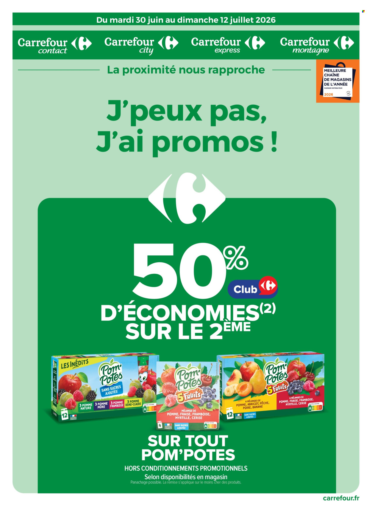 Catalogue Carrefour - 30/06/2026 - 12/07/2026. Page 1