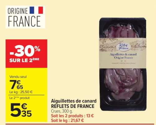 Aiguillettes de canard REFLETS DE FRANCE