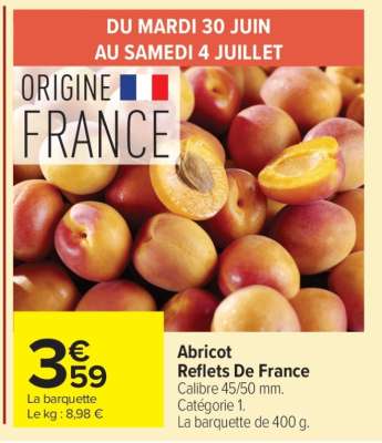 Abricot Reflets de France