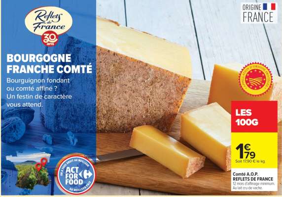Comté A.O.P. REFLETS DE FRANCE