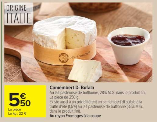 Camembert di Bufala