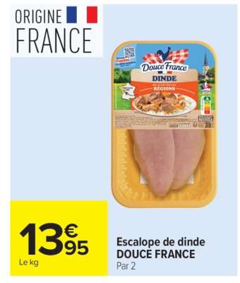 Escalope de Dinde Douce France