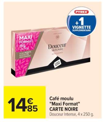 Café moulu «Maxi format» CARTE NOIRE