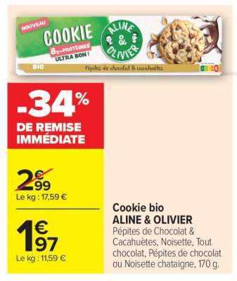Cookie BIO ALINE & OLIVIER