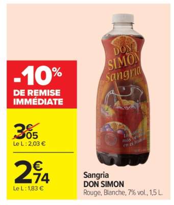 SANGRIA "DON SIMON"