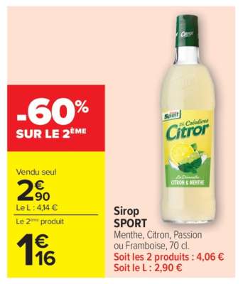 SIROP “SPORT”