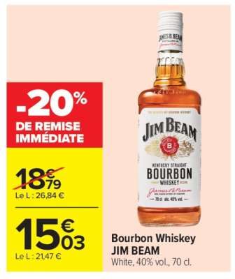 Bourbon Whiskey JIM BEAM