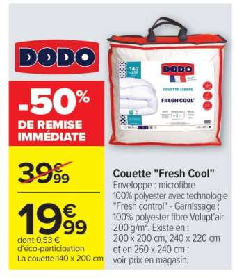 Couette "Fresh Cool"