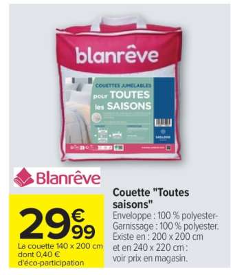 Couette "Toutes saisons"