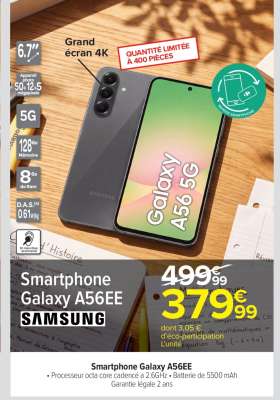 Smartphone galaxy A56EE