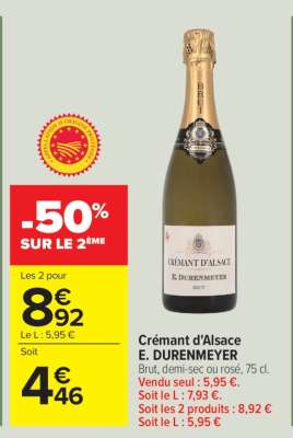 Crémant d'Alsace E. DURENMEYER