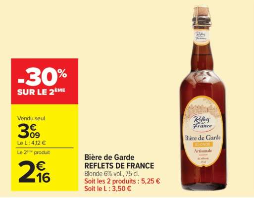 Bière de Garde REFLETS DE FRANCE