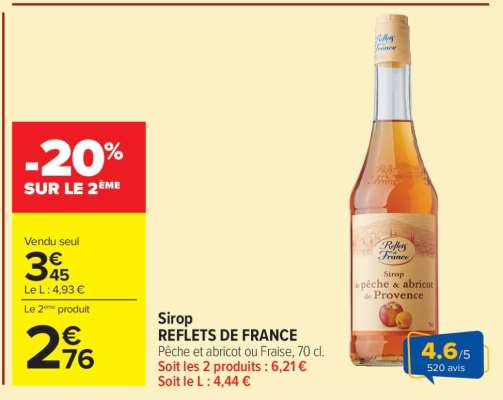 Sirop REFLETS DE FRANCE