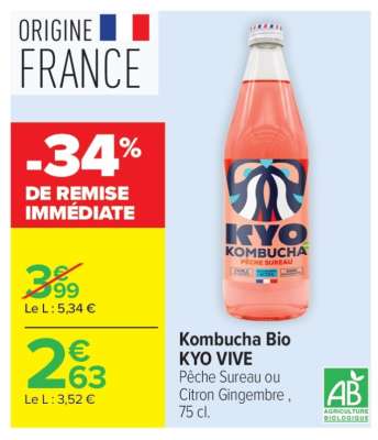 Kombucha Bio KYO VIVE