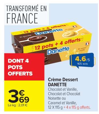 Crème Dessert Danette