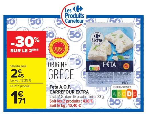Feta A.O.P. CARREFOUR EXTRA