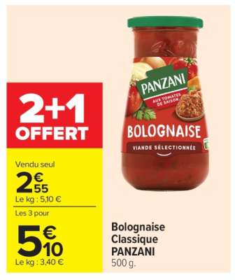 Bolognaise Classique PANZANI