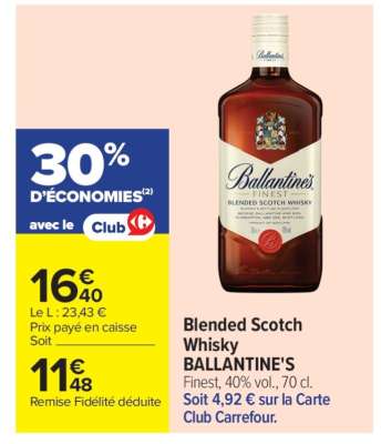BLENDED SCOTCH WHISKY BALLANTINE’S