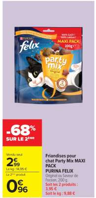 Friandises pour chat Party Mix MAXI PACK