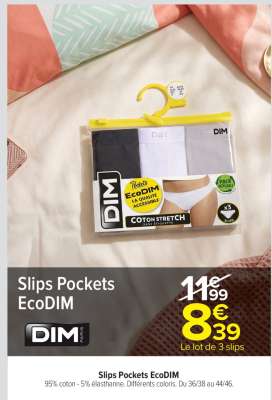 Slips "Pockets ecodim"
