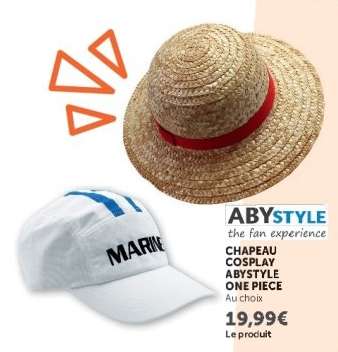 CHAPEAU COSPLAY ABYSTYLE ONE PIECE