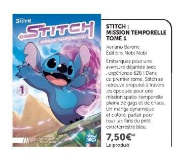 STITCH : MISSION TEMPORELLE TOME 1