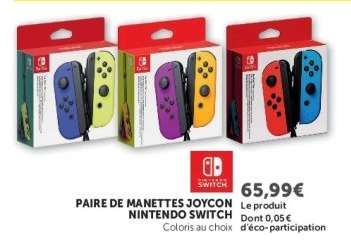 Paire de manettes Joycon Nintendo Switch