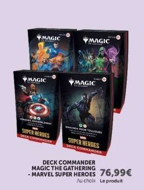 DECK COMMANDER MAGIC THE GATHERING - MARVEL SUPER HEROES