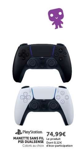 MANETTE SANS FIL PS5 DUALSENSE