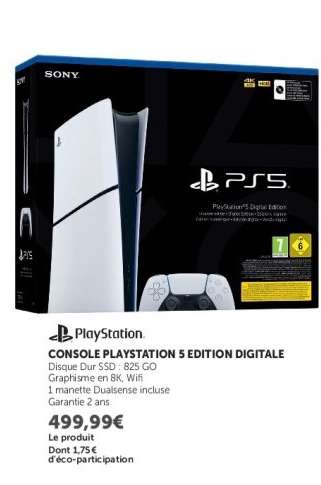 CONSOLE PLAYSTATION 5 EDITION DIGITALE