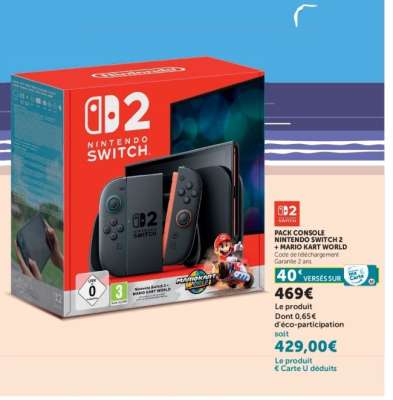 Pack Console Nintendo Switch 2 + Mario Kart World