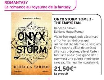 ONYX STORM TOME 3 - THE EMPYREAN