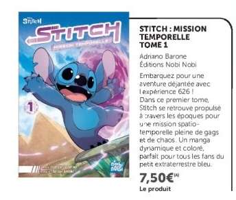 STITCH : MISSION TEMPORELLE TOME 1